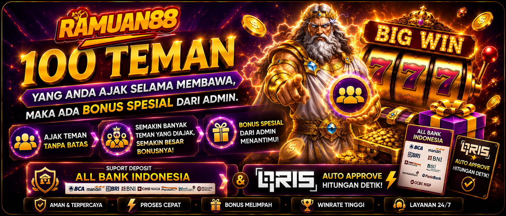 100 Teman = Bonus Spesial
